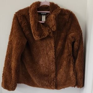 Patagonia Women's Teddy Jacket in Rich Brown